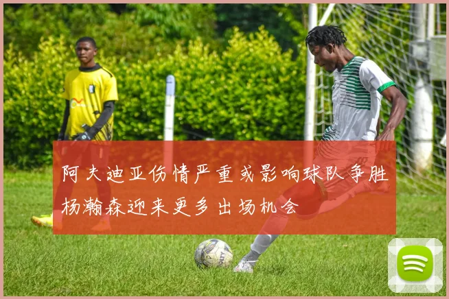 阿夫迪亚伤情严重或影响球队争胜杨瀚森迎来更多出场机会