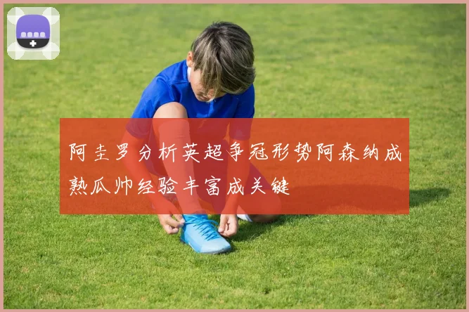 阿圭罗分析英超争冠形势阿森纳成熟瓜帅经验丰富成关键