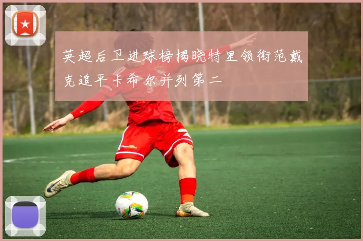 英超后卫进球榜揭晓特里领衔范戴克追平卡希尔并列第二